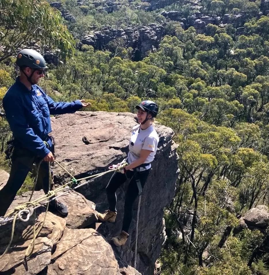 Beginner's Abseiling Aventure in the Grampians thumbnail