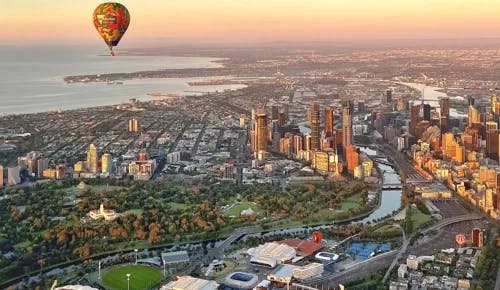 City Skyline Hot-Air Balloon Flight thumbnail
